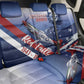 Tuskegee Airmen Red Tails Back Car Seat Cover Straighten Up and Fly Right - Blue White - African Pride