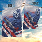 Tuskegee Airmen Red Tails Garden Flag Straighten Up and Fly Right - Blue White - African Pride