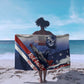 Tuskegee Airmen Red Tails Sarong Straighten Up and Fly Right - Blue White - African Pride