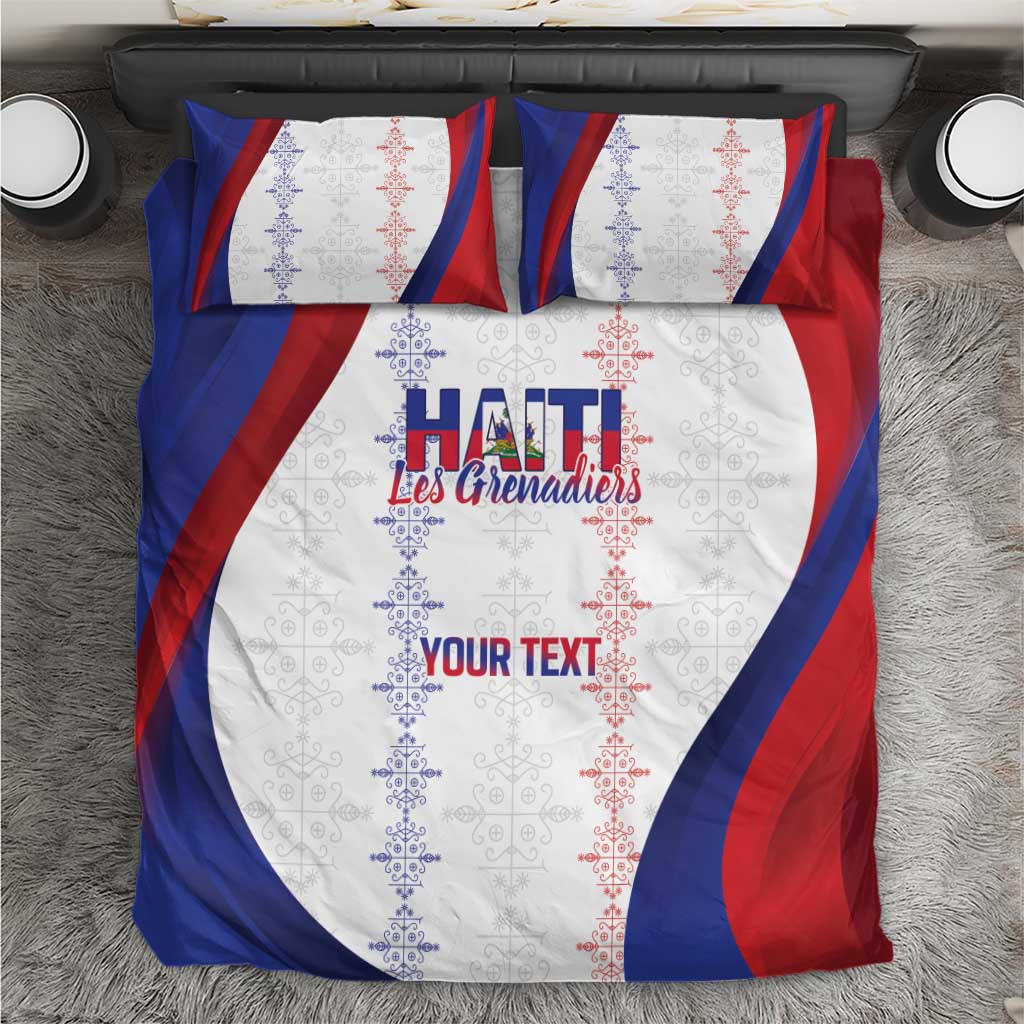 Les Grenadiers Afro-Haiti Personalized Bedding Set Voodoo Veve Papa Legba - African Pride