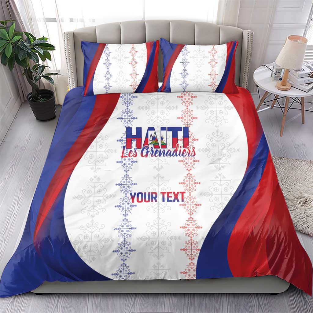Les Grenadiers Afro-Haiti Personalized Bedding Set Voodoo Veve Papa Legba - African Pride