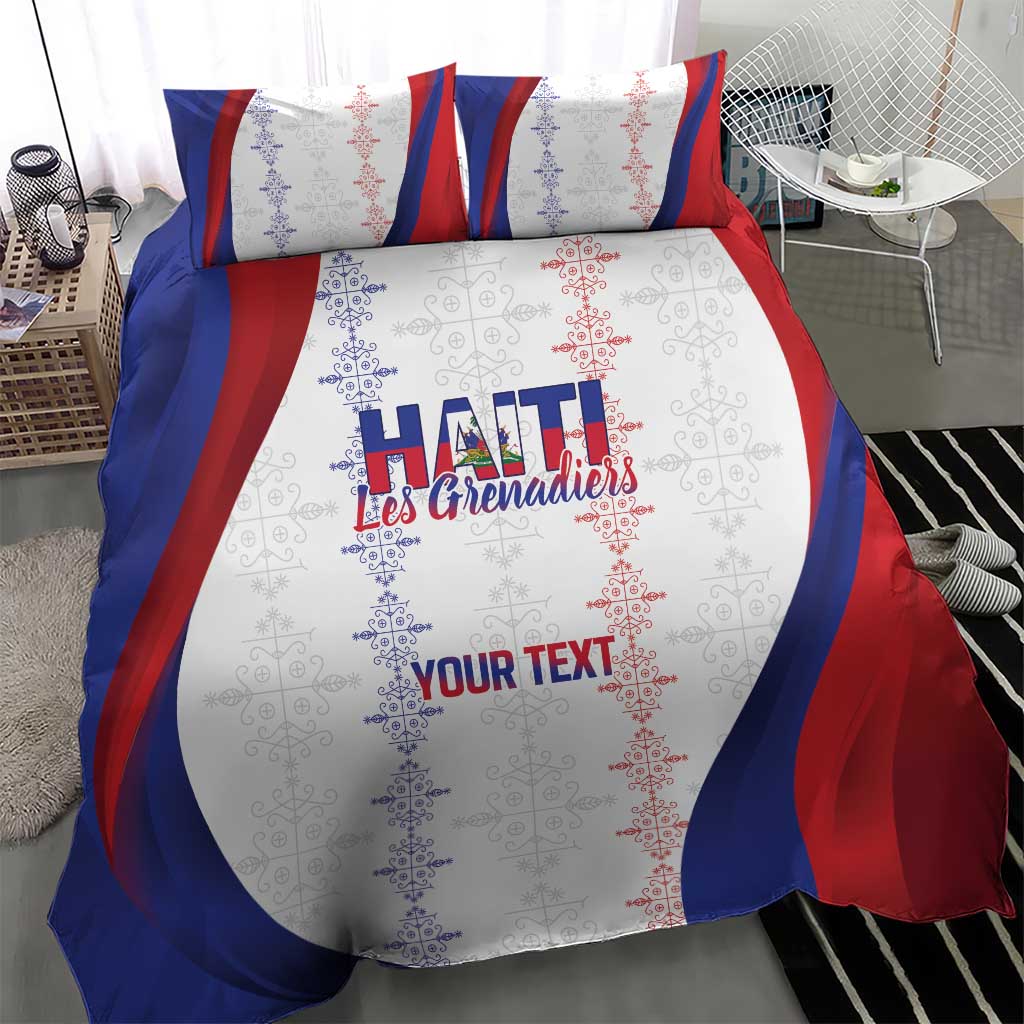 Les Grenadiers Afro-Haiti Personalized Bedding Set Voodoo Veve Papa Legba - African Pride