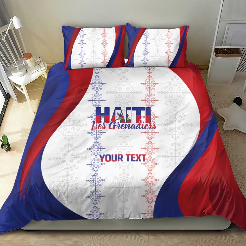 Les Grenadiers Afro-Haiti Personalized Bedding Set Voodoo Veve Papa Legba - African Pride