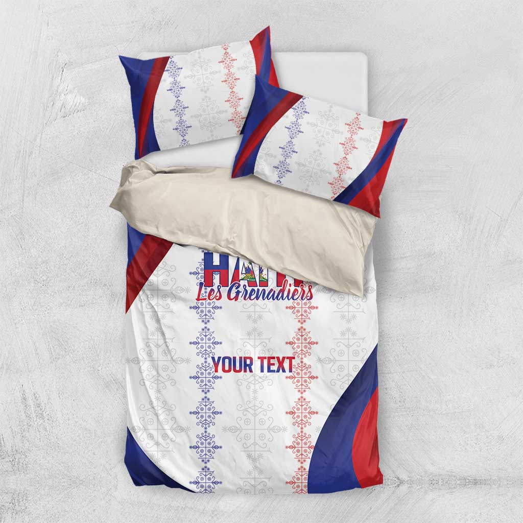 Les Grenadiers Afro-Haiti Personalized Bedding Set Voodoo Veve Papa Legba - African Pride