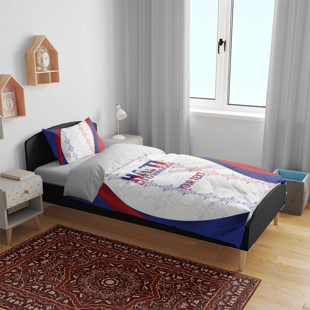 Les Grenadiers Afro-Haiti Personalized Bedding Set Voodoo Veve Papa Legba - African Pride