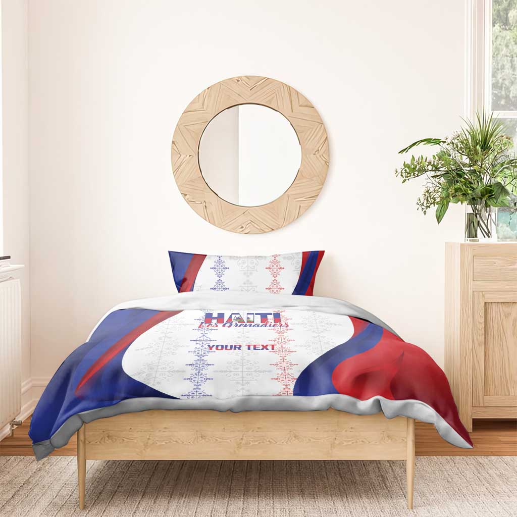 Les Grenadiers Afro-Haiti Personalized Bedding Set Voodoo Veve Papa Legba - African Pride