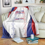 Les Grenadiers Afro-Haiti Personalized Blanket Voodoo Veve Papa Legba - African Pride