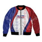 Les Grenadiers Afro-Haiti Personalized Bomber Jacket Voodoo Veve Papa Legba - African Pride