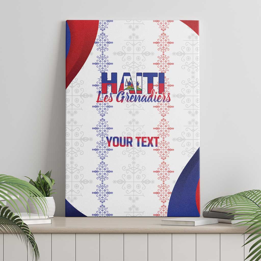 Les Grenadiers Afro-Haiti Personalized Canvas Wall Art Voodoo Veve Papa Legba - African Pride