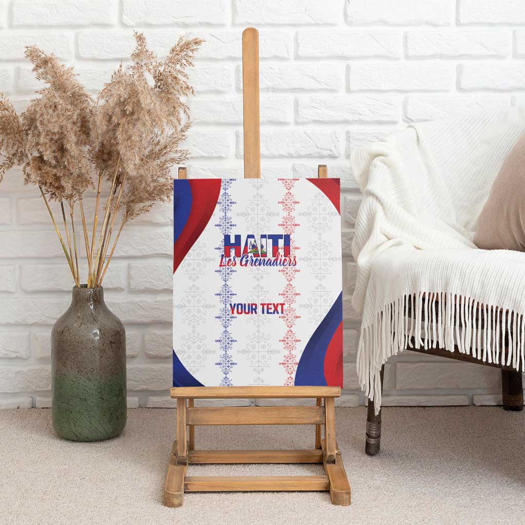 Les Grenadiers Afro-Haiti Personalized Canvas Wall Art Voodoo Veve Papa Legba - African Pride