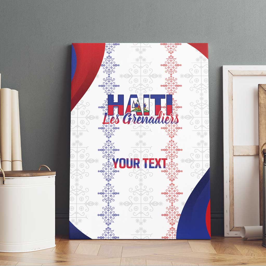 Les Grenadiers Afro-Haiti Personalized Canvas Wall Art Voodoo Veve Papa Legba - African Pride