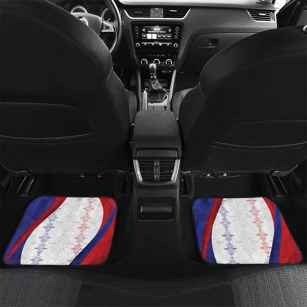 Les Grenadiers Afro-Haiti Personalized Car Mats Voodoo Veve Papa Legba - African Pride