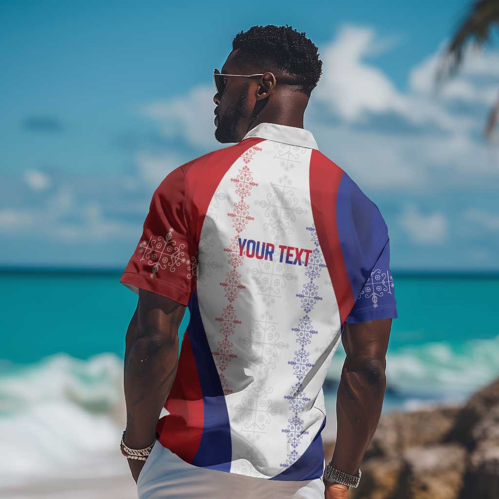 Les Grenadiers Afro-Haiti Personalized Hawaiian Shirt Voodoo Veve Papa Legba LT7