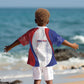 Les Grenadiers Afro-Haiti Personalized Kid Hawaiian Shirt Voodoo Veve Papa Legba LT7