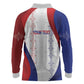 Les Grenadiers Afro-Haiti Personalized Long Sleeve Polo Shirt Voodoo Veve Papa Legba - African Pride
