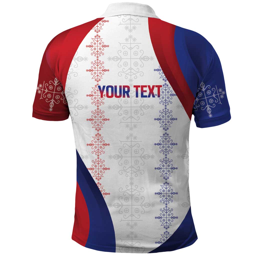 Les Grenadiers Afro-Haiti Personalized Polo Shirt Voodoo Veve Papa Legba LT7