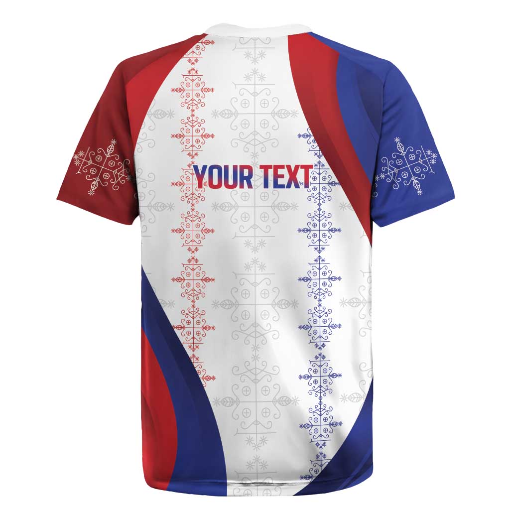 Les Grenadiers Afro-Haiti Personalized Rugby Jersey Voodoo Veve Papa Legba LT7