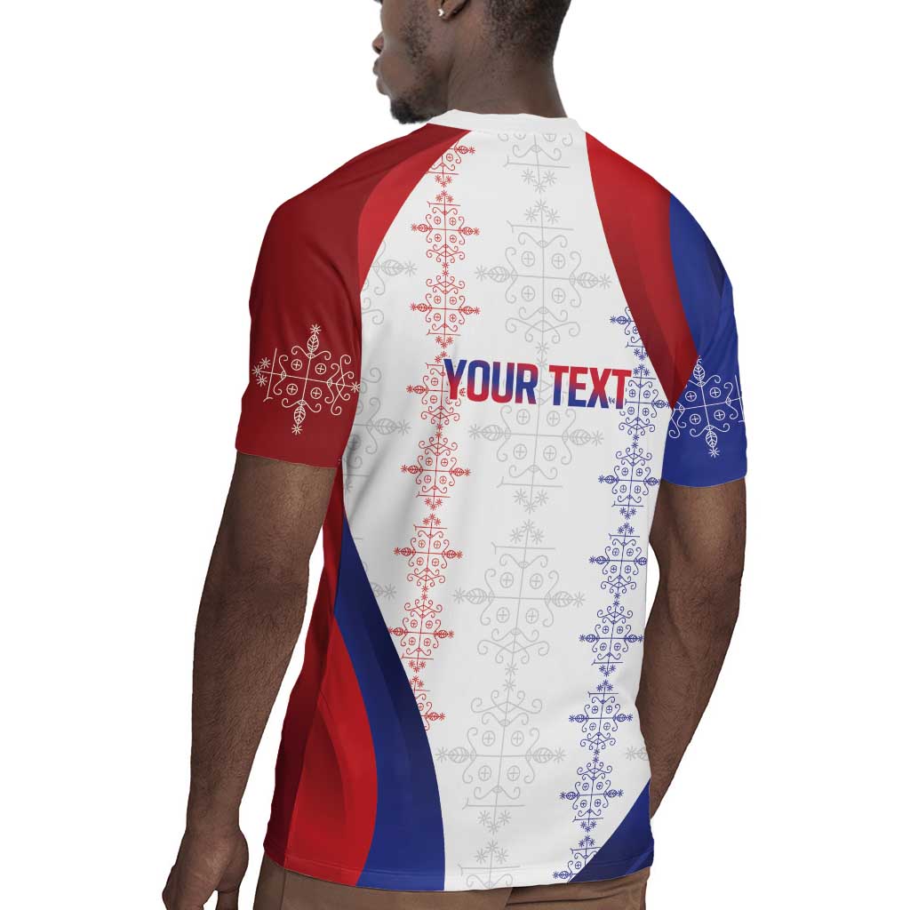 Les Grenadiers Afro-Haiti Personalized Rugby Jersey Voodoo Veve Papa Legba LT7