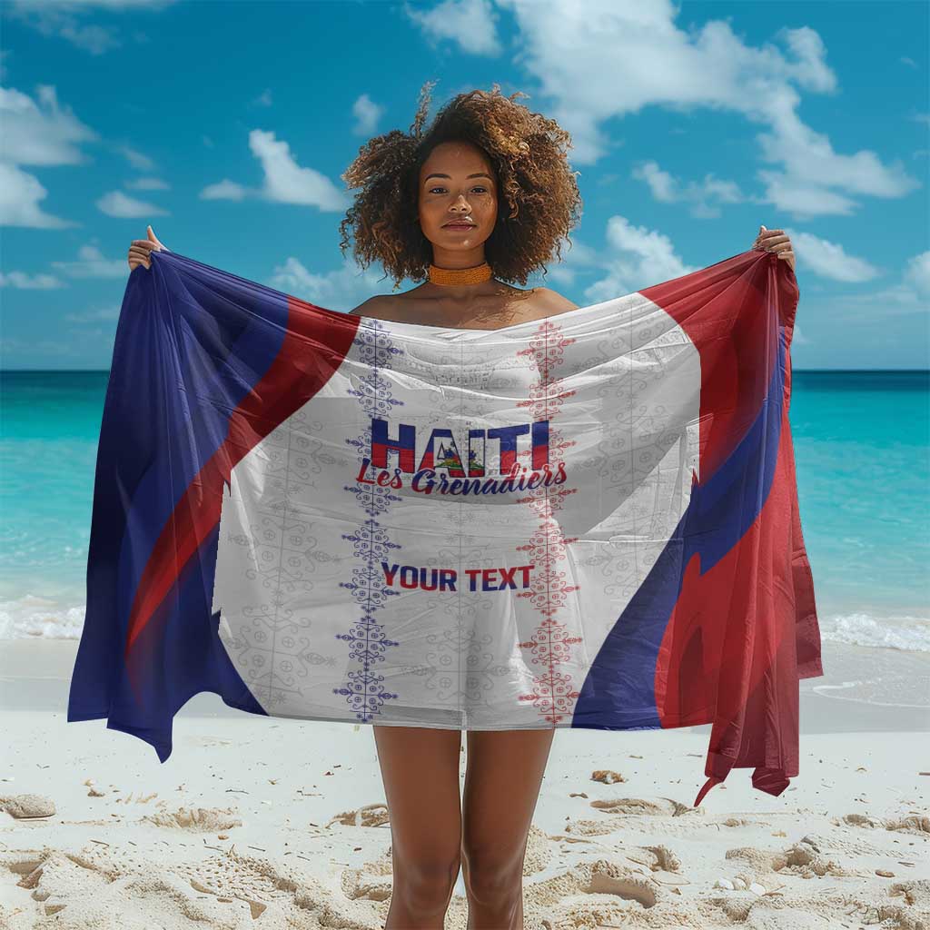 Les Grenadiers Afro-Haiti Personalized Sarong Voodoo Veve Papa Legba - African Pride