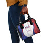 Les Grenadiers Afro-Haiti Personalized Shoulder Handbag Voodoo Veve Papa Legba - African Pride