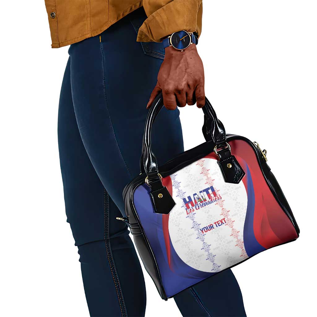 Les Grenadiers Afro-Haiti Personalized Shoulder Handbag Voodoo Veve Papa Legba - African Pride