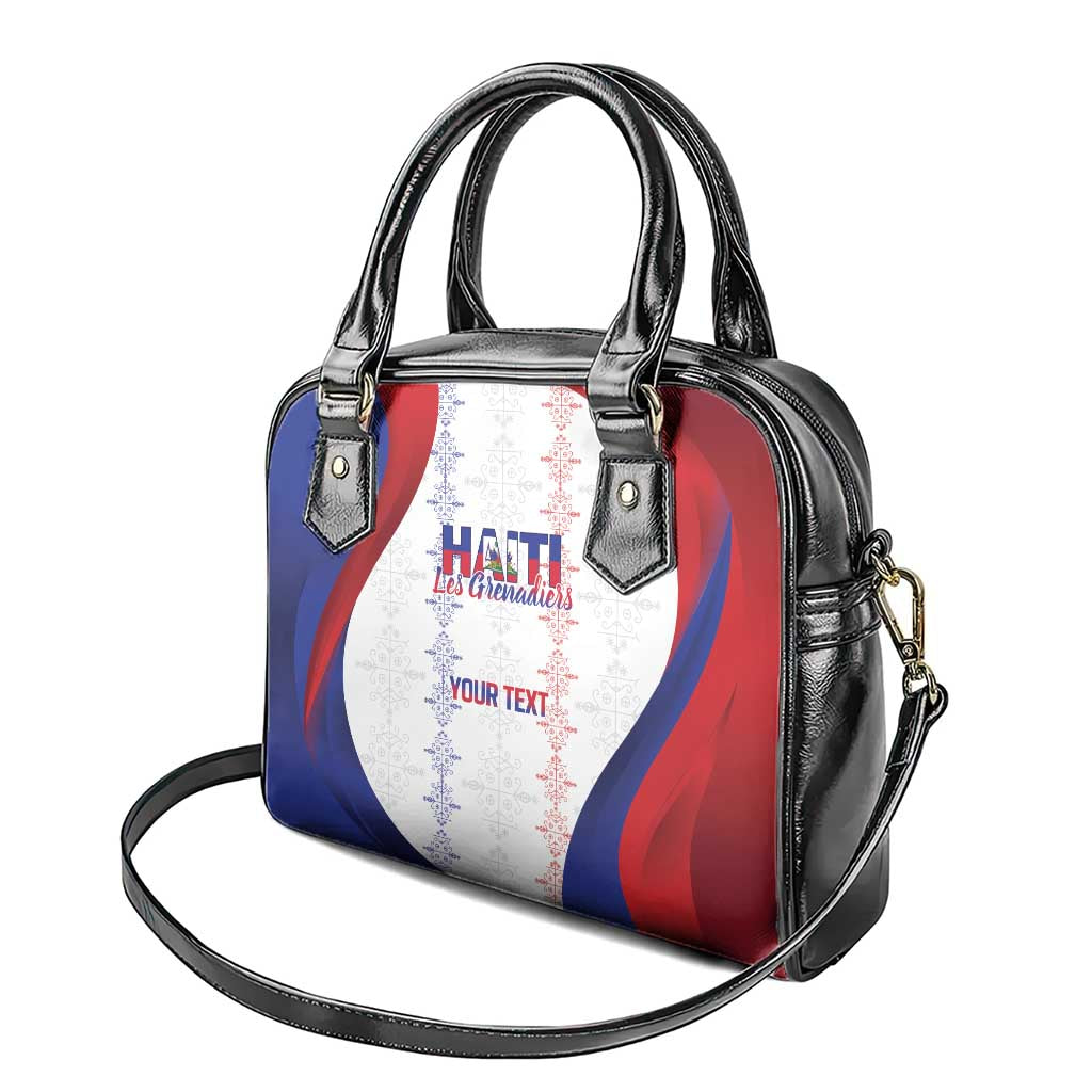 Les Grenadiers Afro-Haiti Personalized Shoulder Handbag Voodoo Veve Papa Legba - African Pride