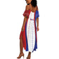 Les Grenadiers Afro-Haiti Personalized Summer Maxi Dress Voodoo Veve Papa Legba LT7