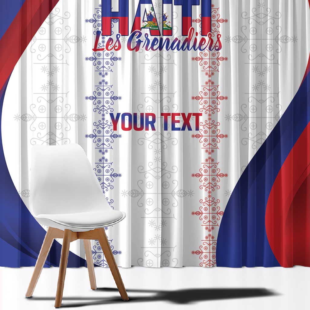 Les Grenadiers Afro-Haiti Personalized Window Curtain Voodoo Veve Papa Legba - African Pride