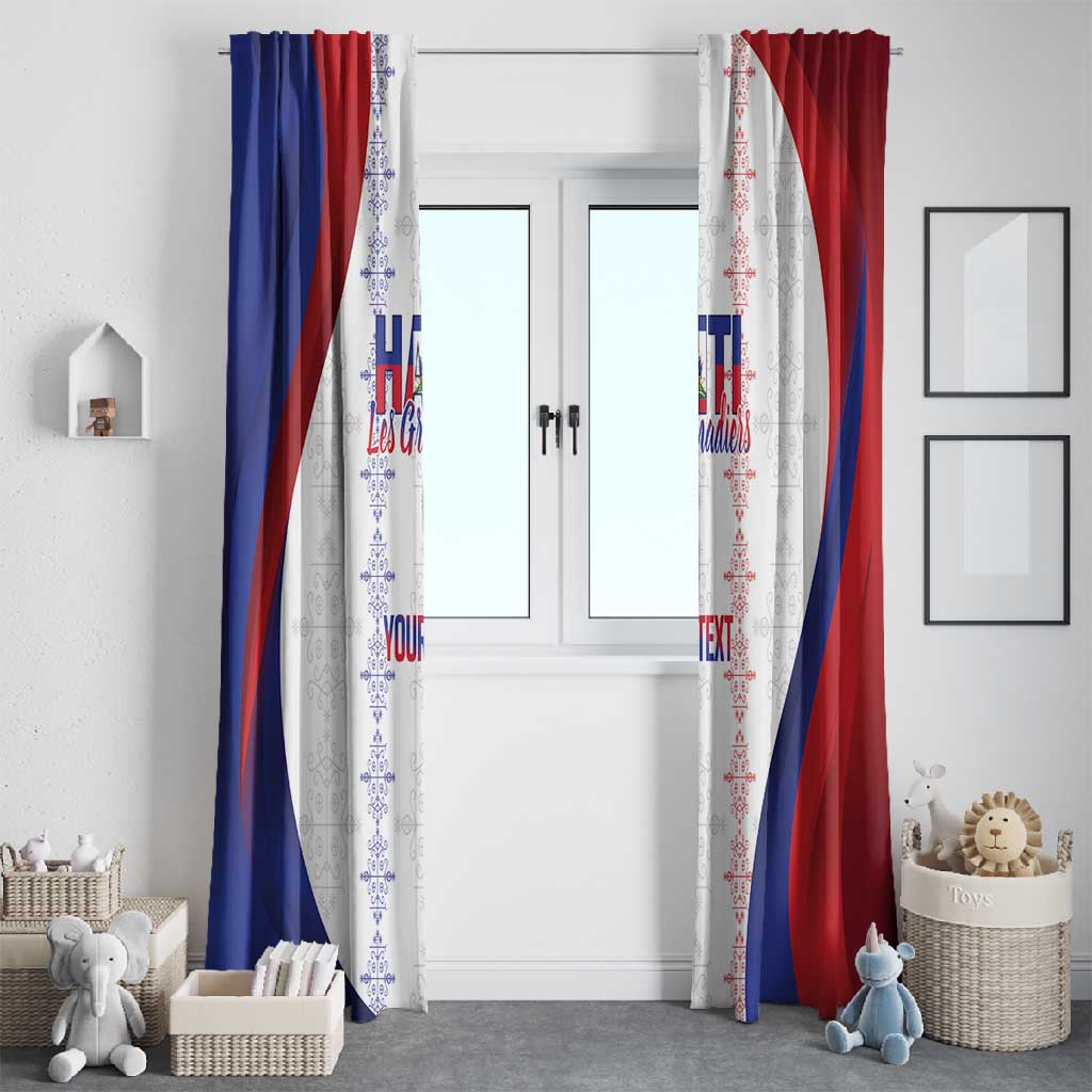 Les Grenadiers Afro-Haiti Personalized Window Curtain Voodoo Veve Papa Legba - African Pride