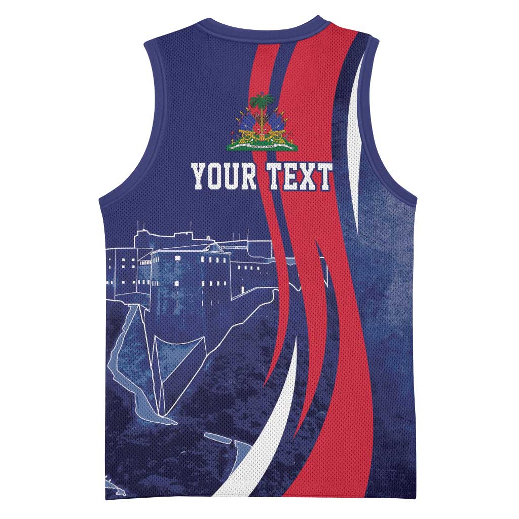 Personalized Haiti Citadelle Laferrière Basketball Jersey Grunge Style LT7