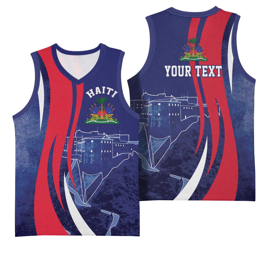 Personalized Haiti Citadelle Laferrière Basketball Jersey Grunge Style LT7