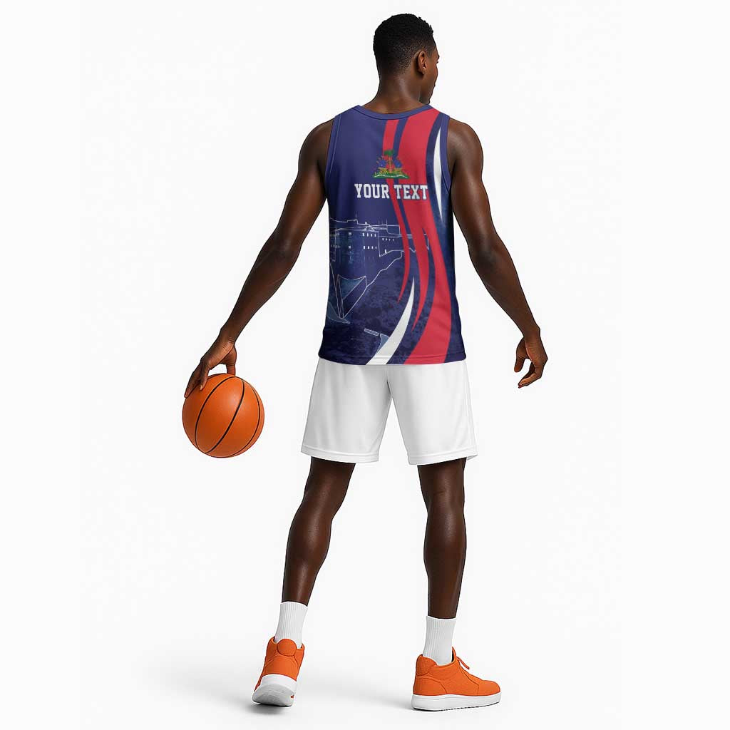 Personalized Haiti Citadelle Laferrière Basketball Jersey Grunge Style LT7