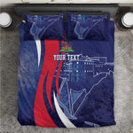 Personalized Haiti Citadelle Laferrière Bedding Set Grunge Style