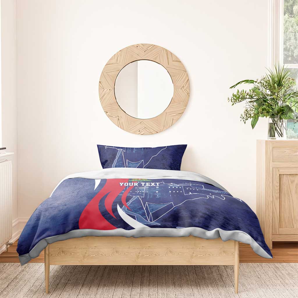 Personalized Haiti Citadelle Laferrière Bedding Set Grunge Style