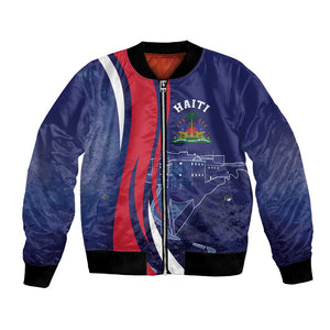 Personalized Haiti Citadelle Laferrière Bomber Jacket Grunge Style
