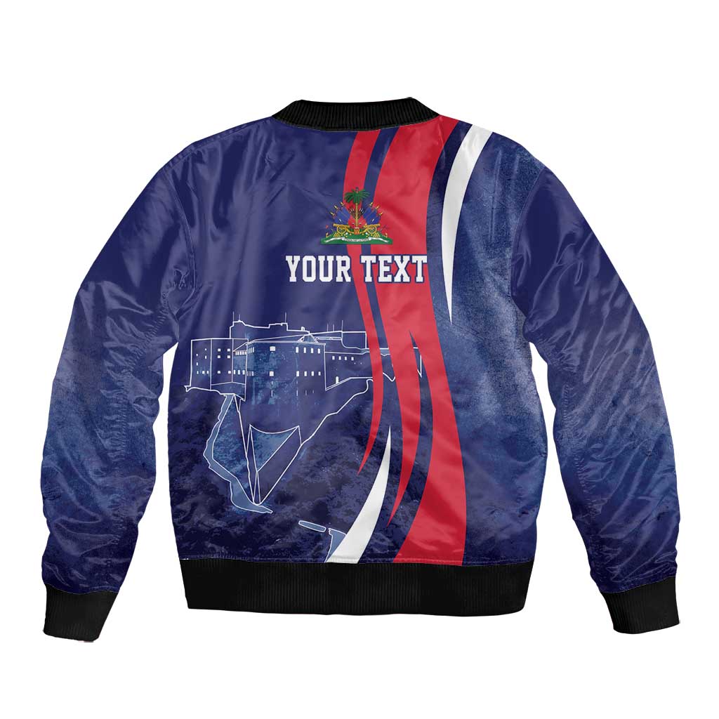 Personalized Haiti Citadelle Laferrière Bomber Jacket Grunge Style