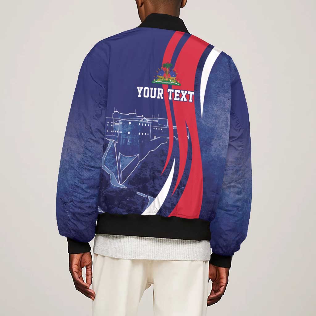 Personalized Haiti Citadelle Laferrière Bomber Jacket Grunge Style