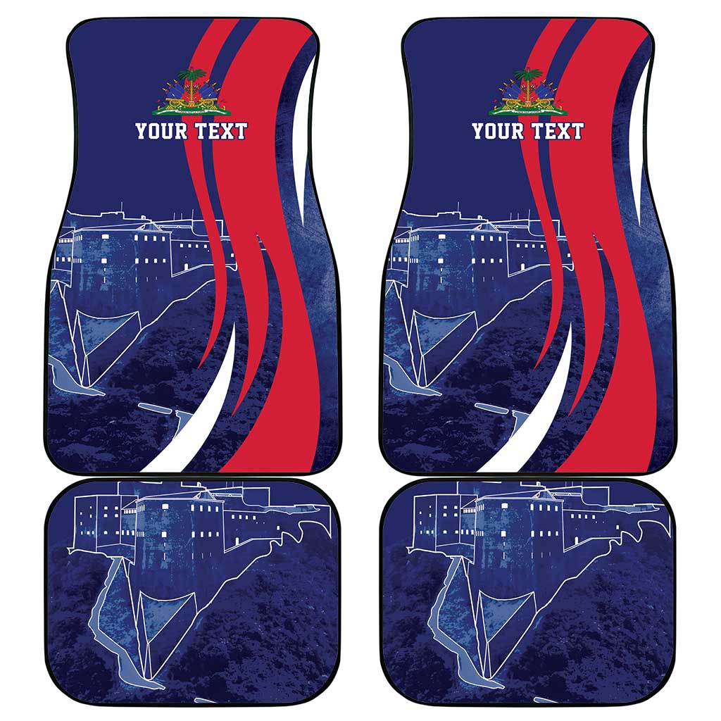 Personalized Haiti Citadelle Laferrière Car Mats Grunge Style