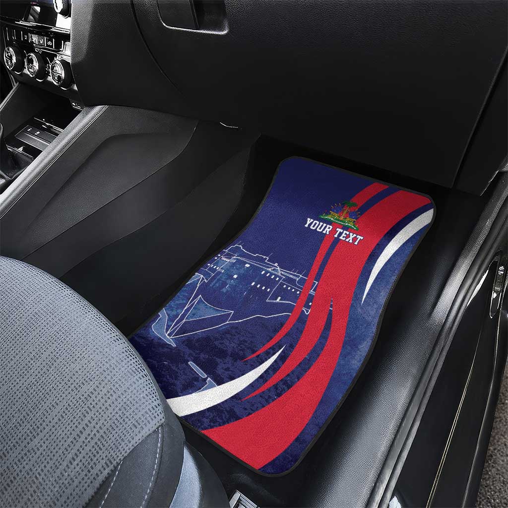 Personalized Haiti Citadelle Laferrière Car Mats Grunge Style