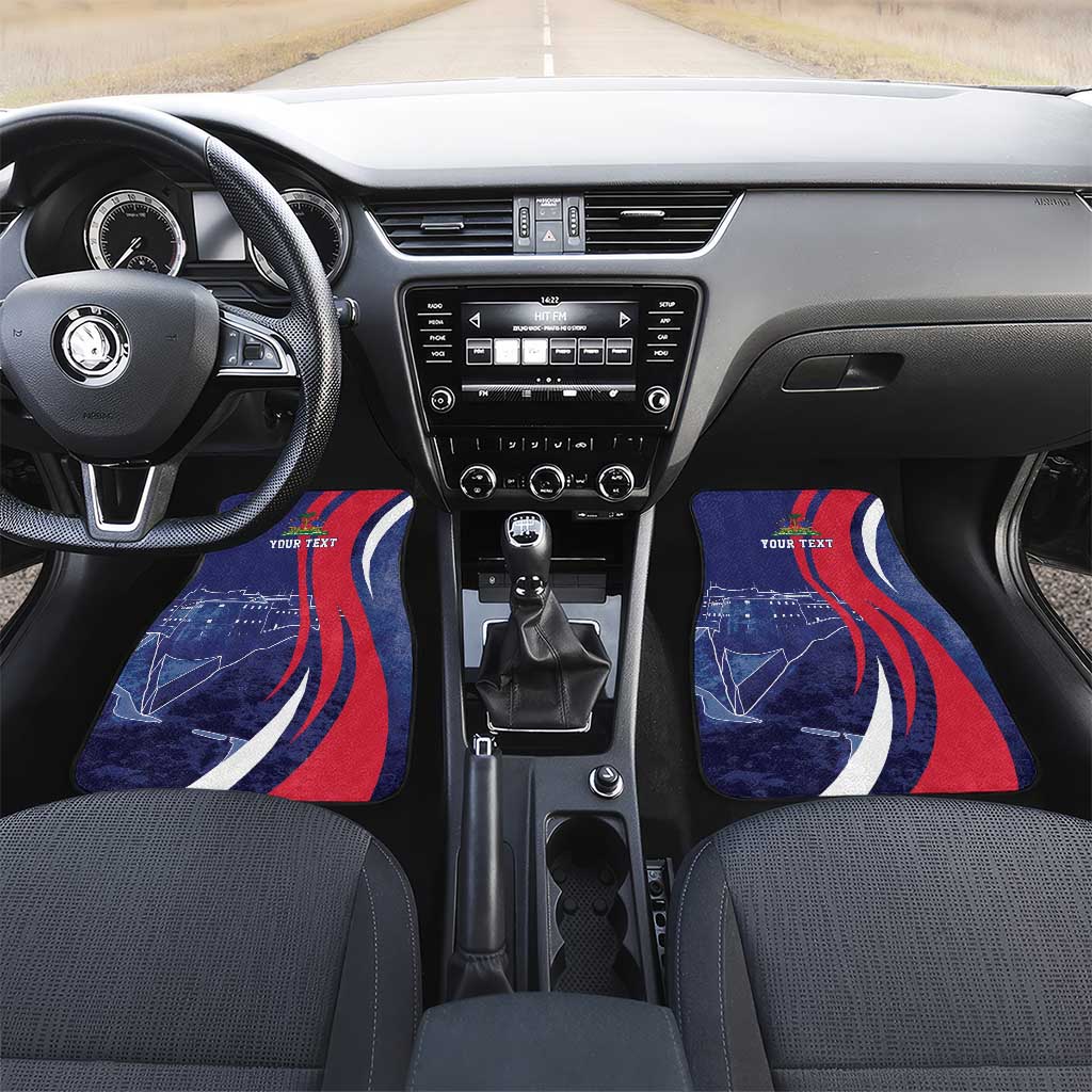 Personalized Haiti Citadelle Laferrière Car Mats Grunge Style