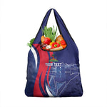 Personalized Haiti Citadelle Laferrière Grocery Bag Grunge Style