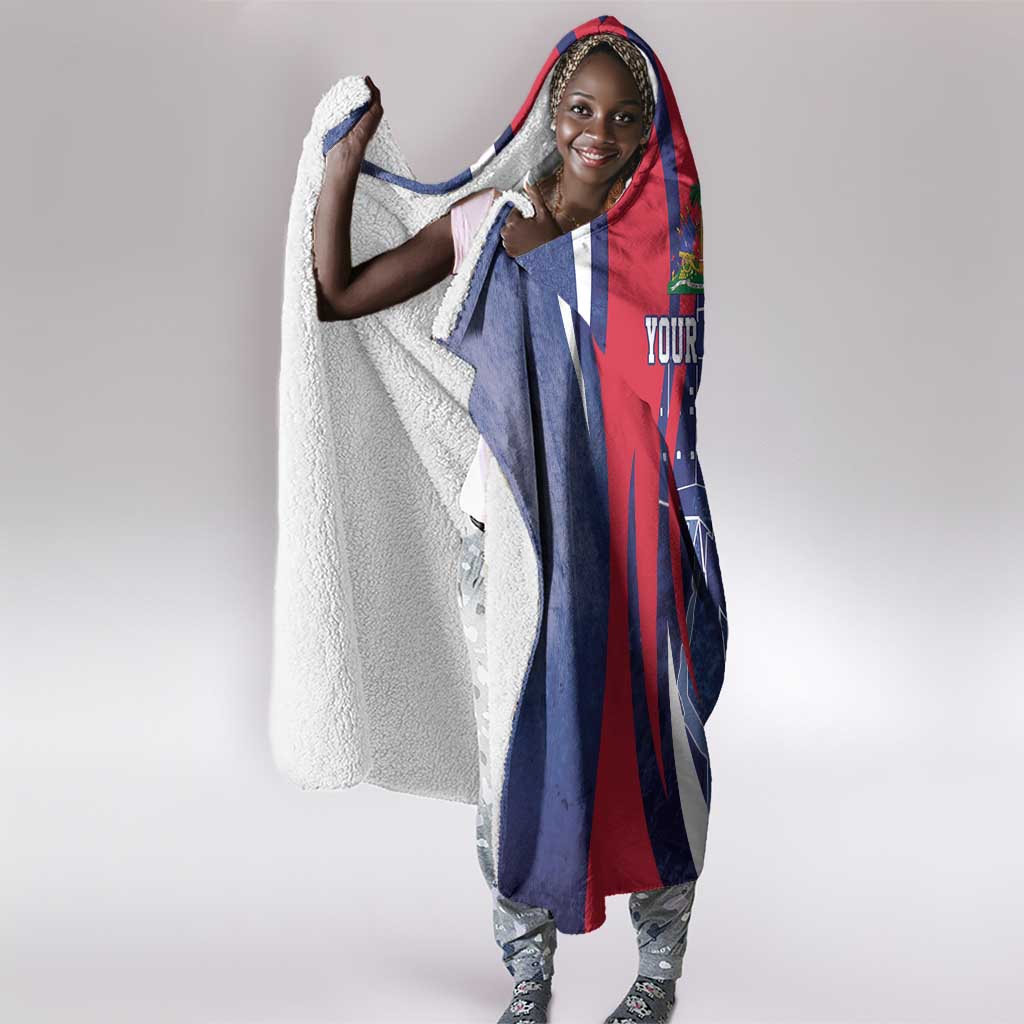 Personalized Haiti Citadelle Laferrière Hooded Blanket Grunge Style