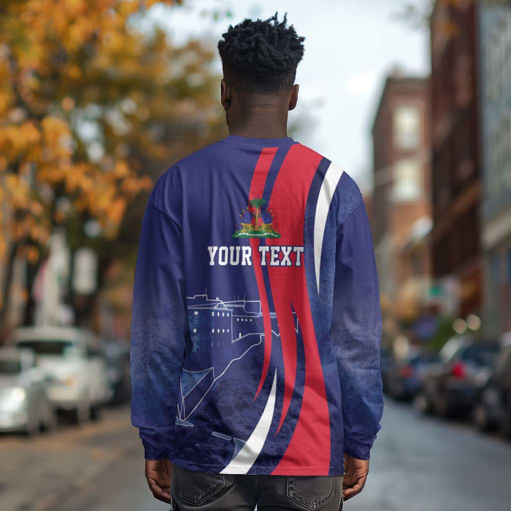 Personalized Haiti Citadelle Laferrière Long Sleeve Shirt Grunge Style