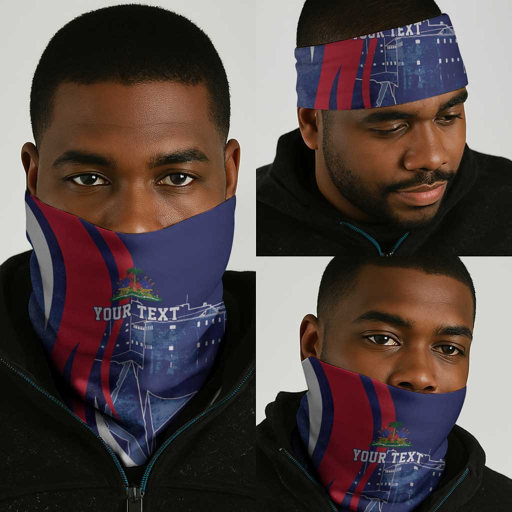 Personalized Haiti Citadelle Laferrière Neck Gaiter Grunge Style LT7