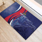 Personalized Haiti Citadelle Laferrière Rubber Doormat Grunge Style