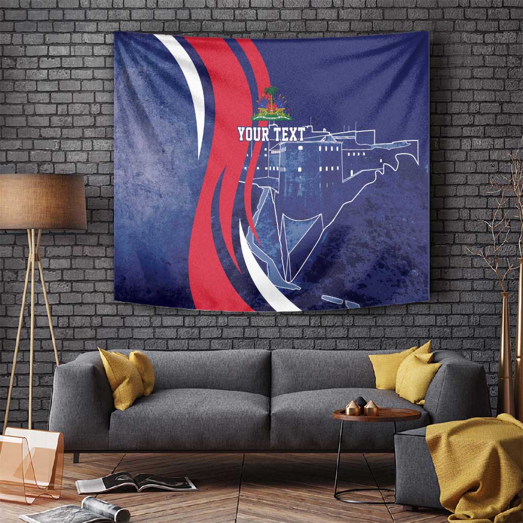 Personalized Haiti Citadelle Laferrière Tapestry Grunge Style