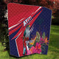 Haiti Personalized Quilt Hispaniolan Trogon Tropical Vibes
