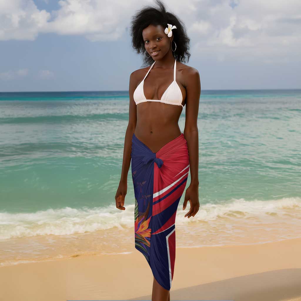 Haiti Personalized Sarong Hispaniolan Trogon Tropical Vibes