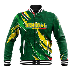 Custom Senegal Football Baseball Jacket Nations Cup 2024 Tranga Lions LT7