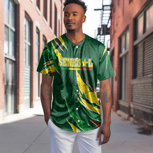 Custom Senegal Football Baseball Jersey Nations Cup 2024 Téranga Lions